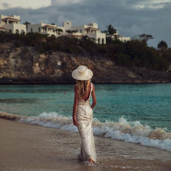 Jenny Yoo Collection Billie Sequin Dress - Size 0 - Picture 2 of 16